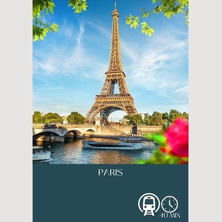 Appartement-Paris-Disney-Terrasse-Jardin-Parking Vaires-sur-Marne Екстериор снимка