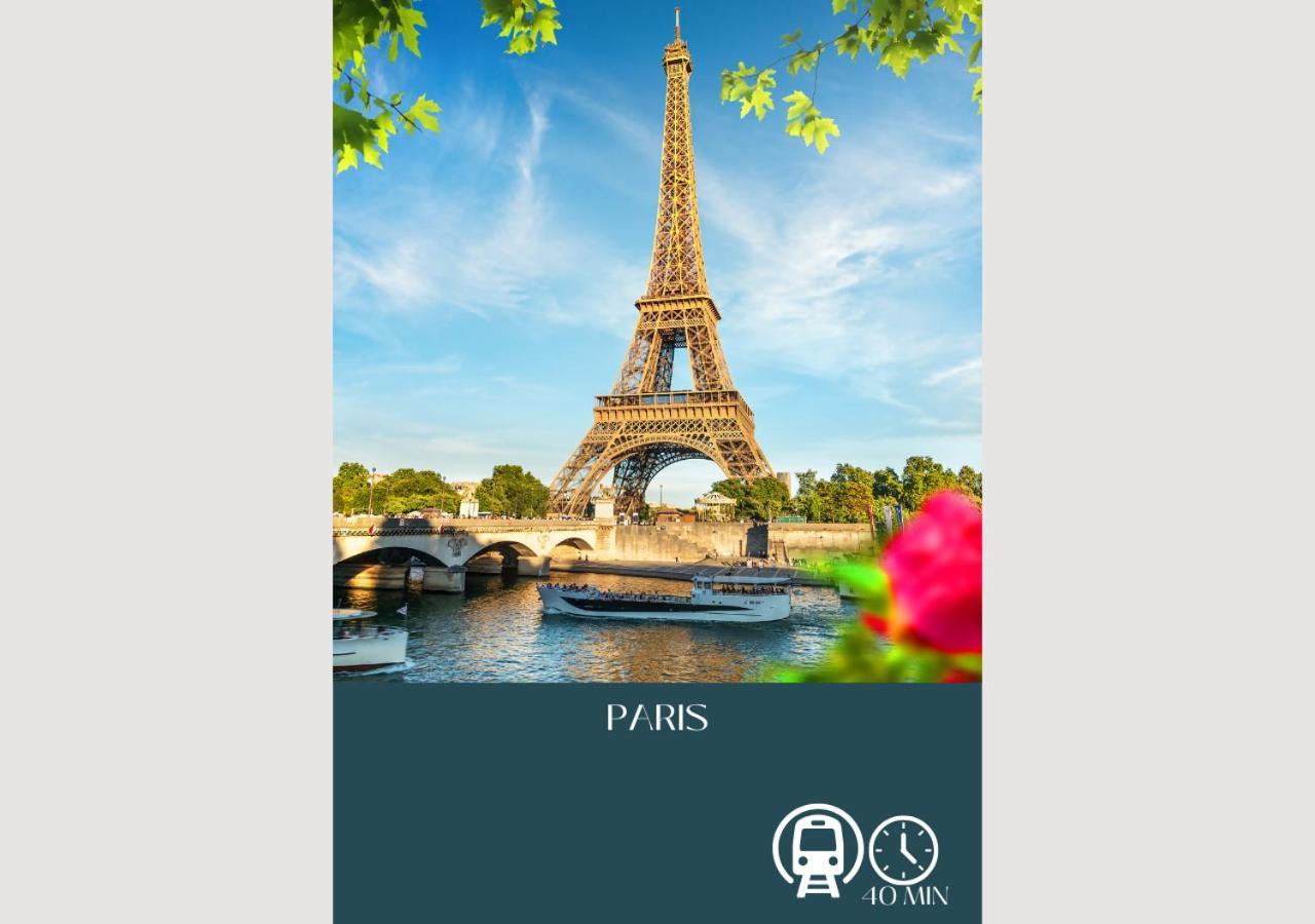 Appartement-Paris-Disney-Terrasse-Jardin-Parking Vaires-sur-Marne Екстериор снимка