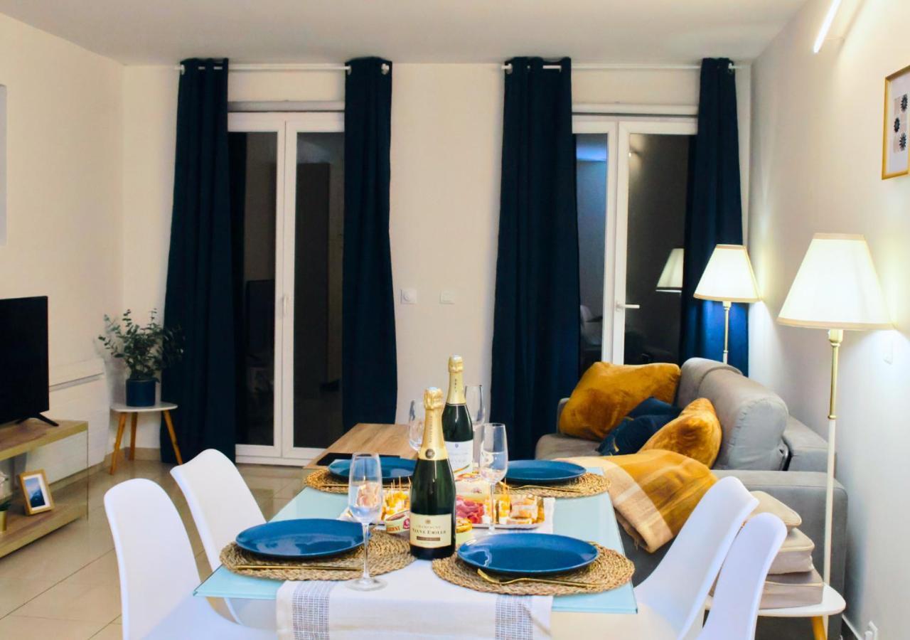 Appartement-Paris-Disney-Terrasse-Jardin-Parking Vaires-sur-Marne Екстериор снимка